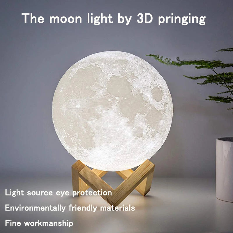 3D Moon Lamp — The Perfect Ambient Light