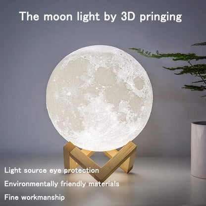 3D Moon Lamp — The Perfect Ambient Light