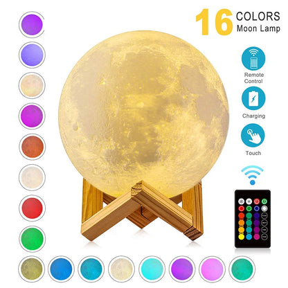 3D Moon Lamp — The Perfect Ambient Light